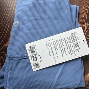 lululemon athletica Align ribbed size 4 Blue Leggings